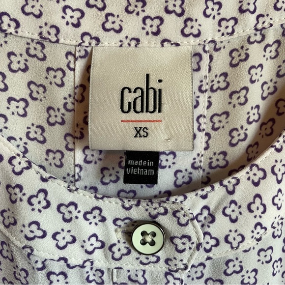 Cabi Priscilla Top Purple XS - Picture 4 of 8